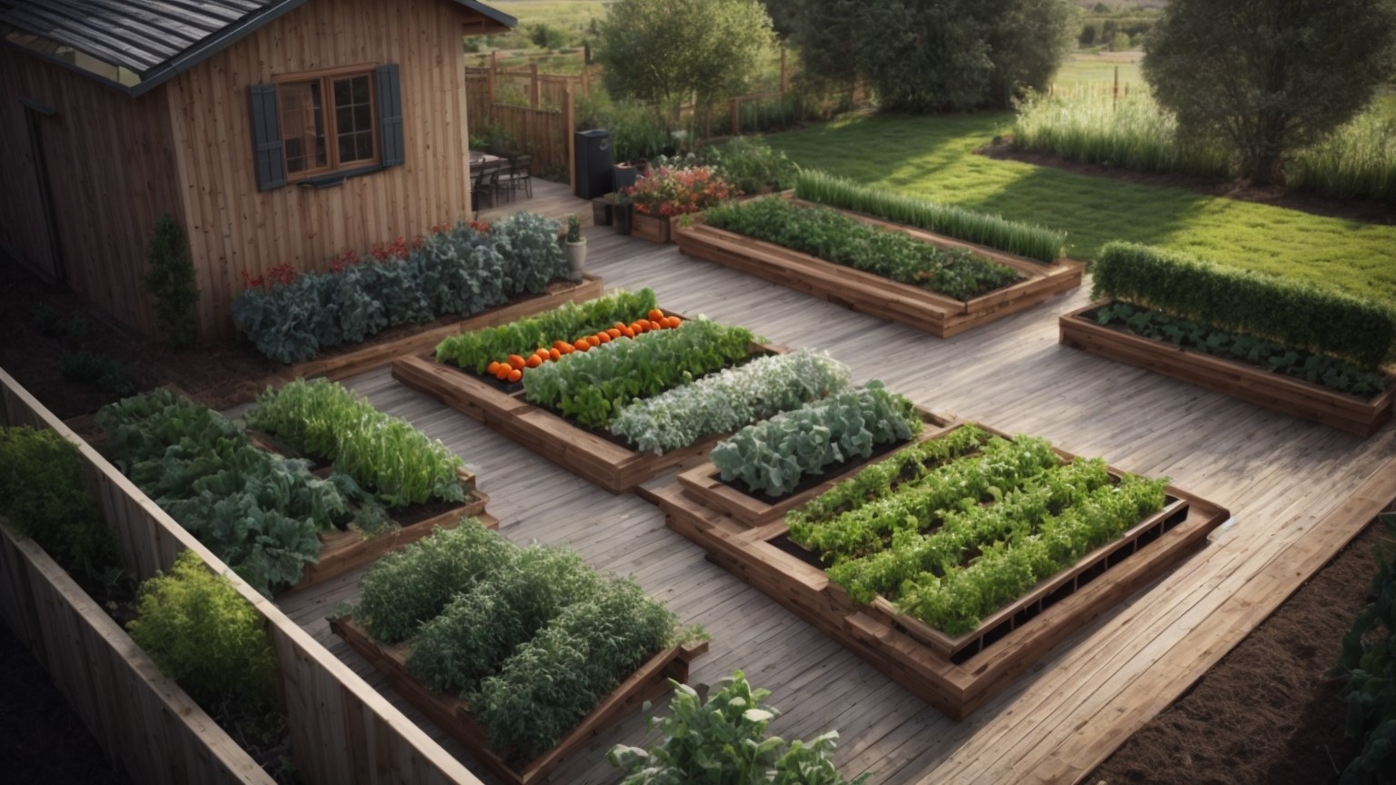 Designing the Perfect Vegetable Garden with 3D Floor Plan Rendering